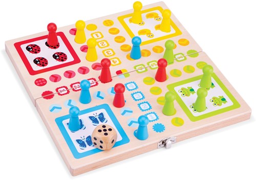 New Classic Toys New Classic Toys - Houten Ludo Bordspel