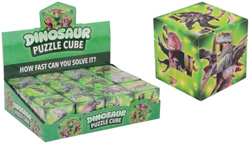 12 drehbare Dinosaurier-Puzzlewürfel 24495