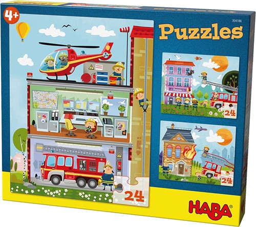 HABA Puzzles Kleine Feuerwache