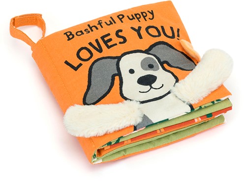 Jellycat Buch Bashful Puppy Loves You