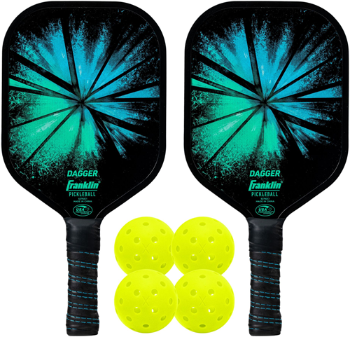 Franklin Dagger 2-Player Pickleball Paddle and Ball Set -  -