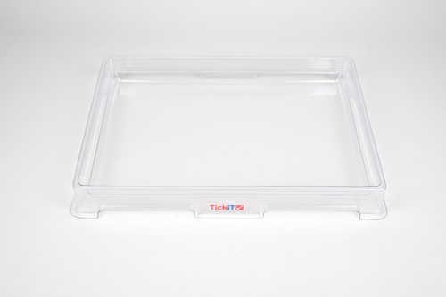 TickiT 72046 Abdeckplatte für Lichttafel, DIN A3, Kunststoff, transparent