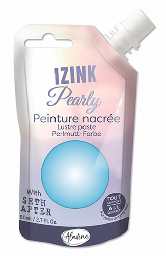 Aladine Aladine Izink Pearly Mother of Pearl Farbe 80 ml Azure