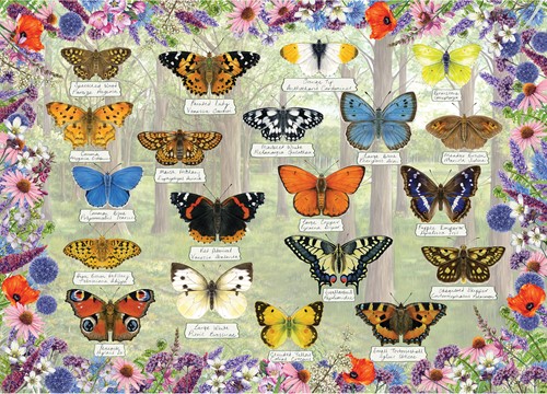 Gibsons Beautiful Butterflies (1000)