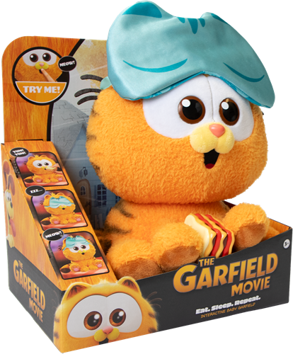 Animagic Garfield Pluche Baby Interactief 30 cm